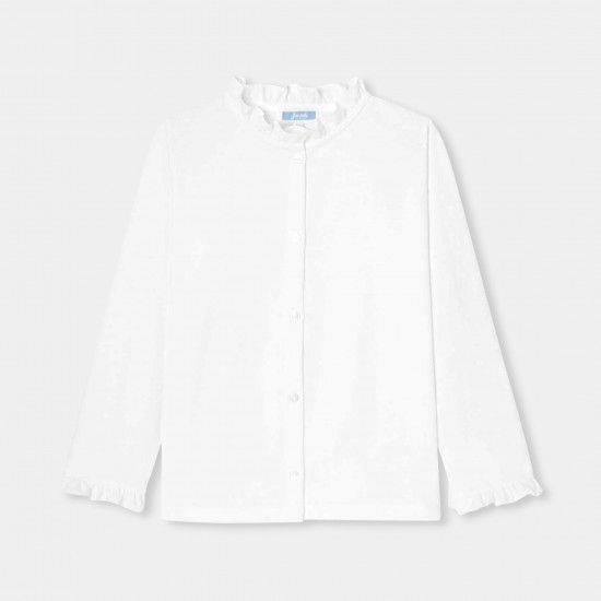 Girl blouse in cotton jersey