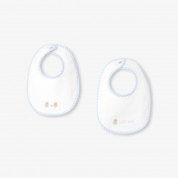 Set of 2 baby boy terry bibs