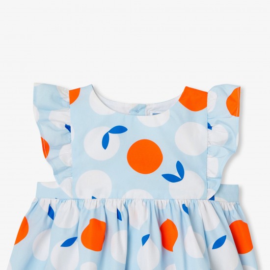 Baby girl dress in poplin