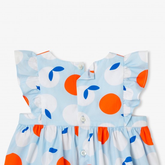 Baby girl dress in poplin