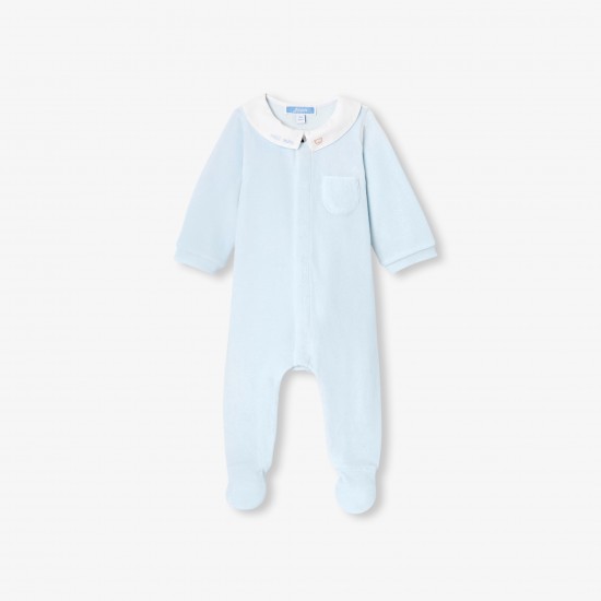 Baby boy velvet pajamas