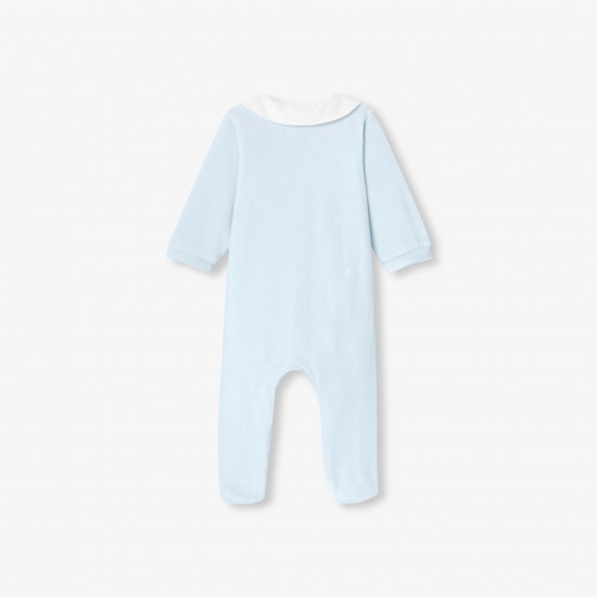 Baby boy velvet pajamas