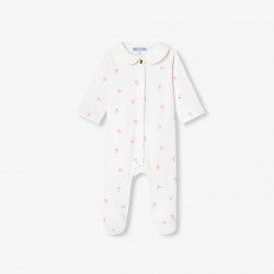 Baby girl pajamas in cotton interlock