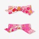 Baby girl duo of  Liberty fabric bow hair clips