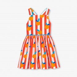 Girl cross-back dress