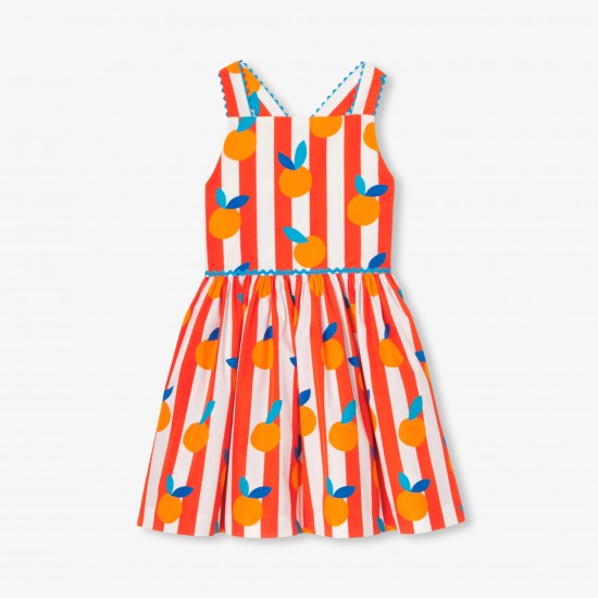 Girl cross-back dress