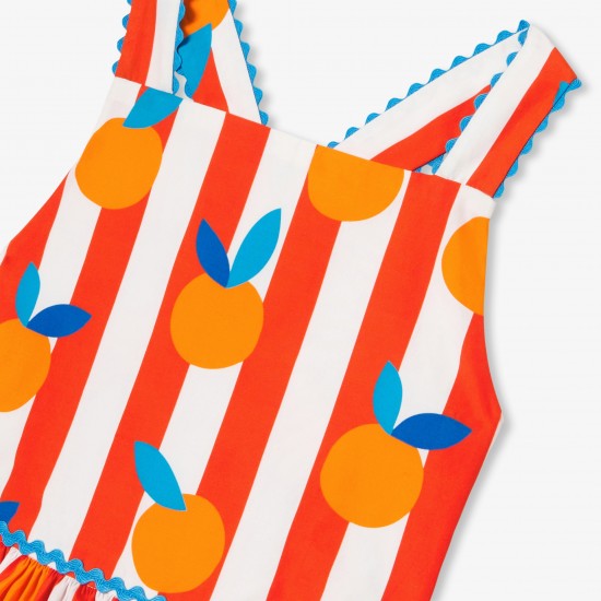 Girl cross-back dress