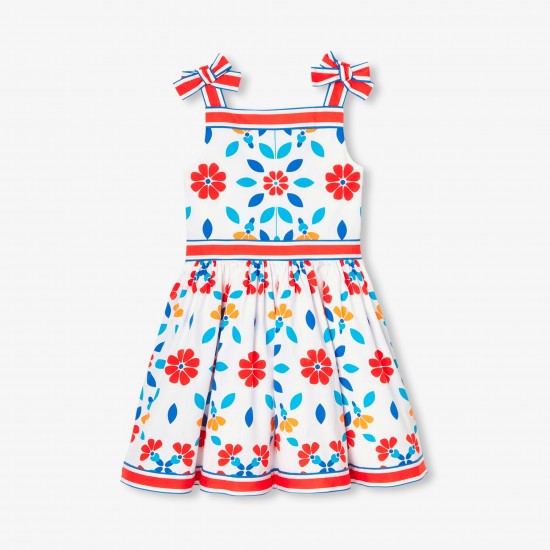 Girl dress in poplin