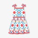 Girl dress in poplin