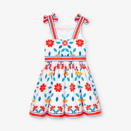 Girl dress in poplin
