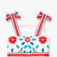 Girl dress in poplin