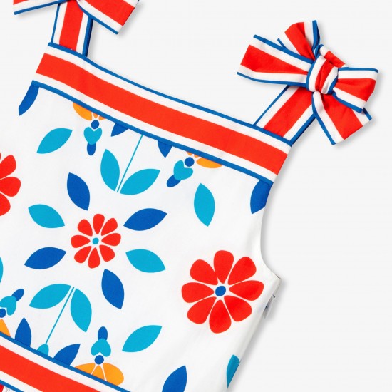 Girl dress in poplin