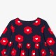 Baby girl dress in velvet milleraies