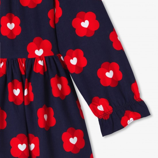 Girl dress in milleraies velvet 