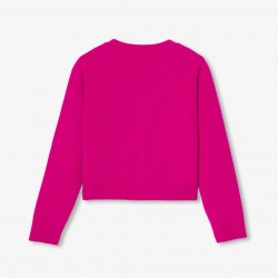 Girl wool and cashmere cardigan
