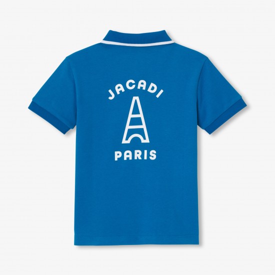 Boy short-sleeved polo shirt
