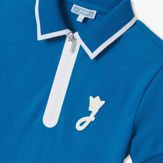 Boy short-sleeved polo shirt