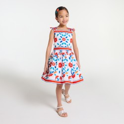 Girl dress in poplin
