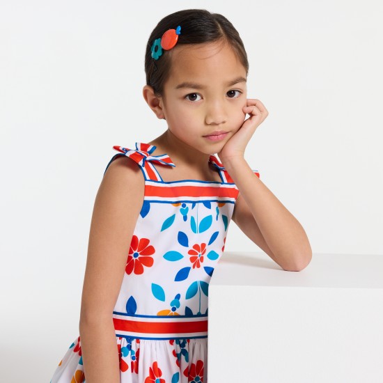 Girl dress in poplin