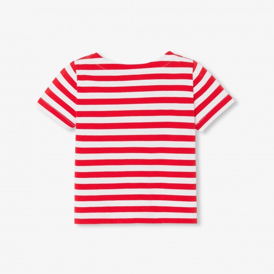 Baby boy short-sleeved Breton tee