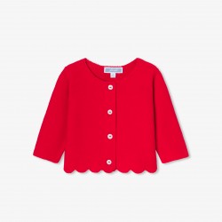 Baby girl cotton cardigan
