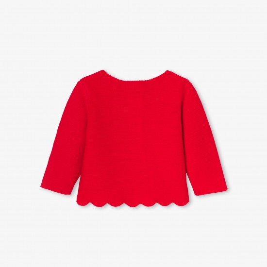 Baby girl cotton cardigan