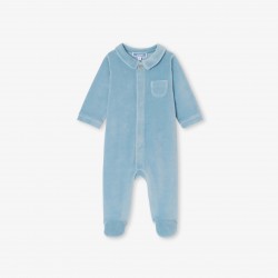 Baby boy velvet pajamas