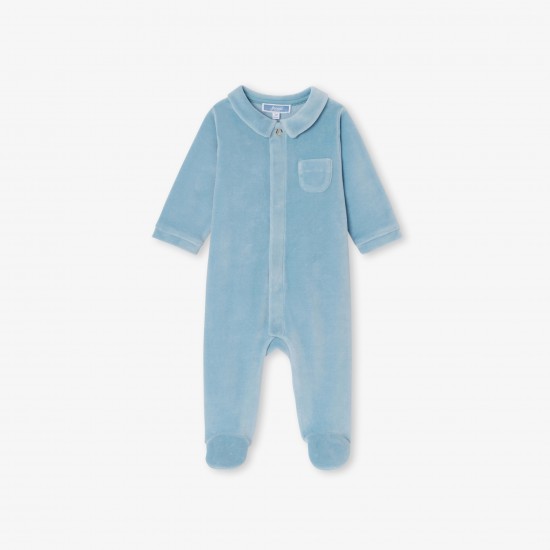 Baby boy velvet pajamas