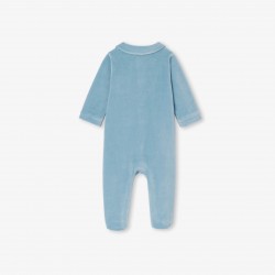 Baby boy velvet pajamas