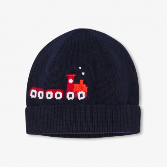 Baby boy train hat
