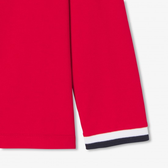 Boy polo shirt in cotton piqué