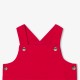 Baby girl velvet pinafore dress