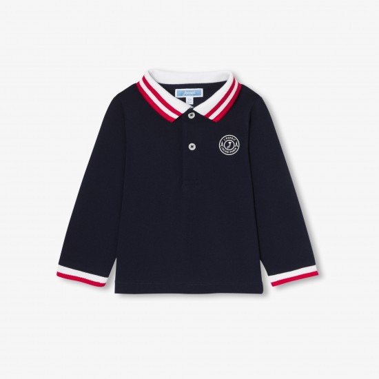 Baby boy long-sleeved  polo shirt