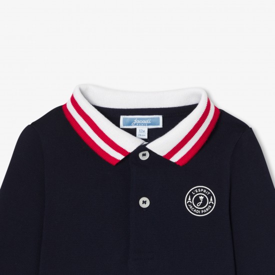 Baby boy long-sleeved  polo shirt