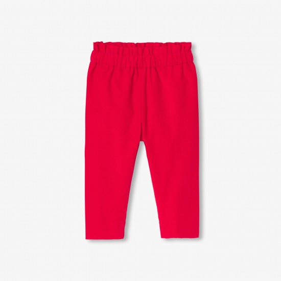 Baby girl pants in milleraies velvet
