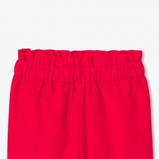 Baby girl pants in milleraies velvet