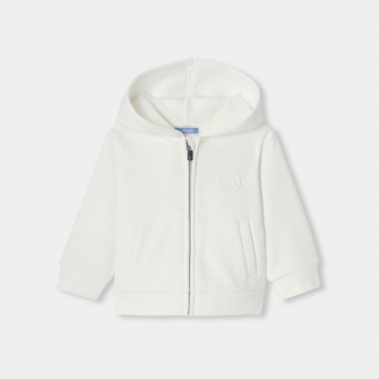 Baby boy fleece zip-up sweatshirt Baby boy fleece zip-up sweatshirt