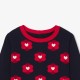 Girl jacquard flower sweater Girl jacquard flower sweater
