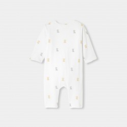 Baby jumpsuit in wadded jersey