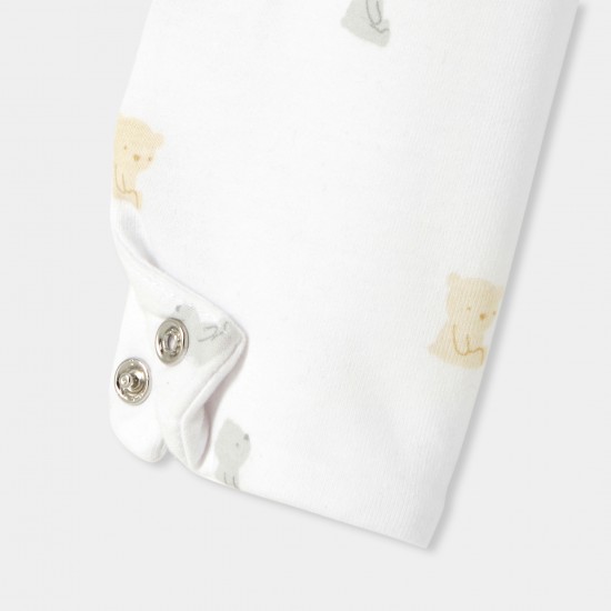 Baby jumpsuit in wadded jersey