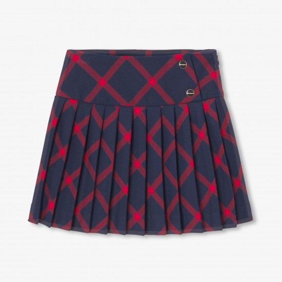 Girl plaid skirt