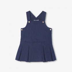 Baby girl denim jumper dress
