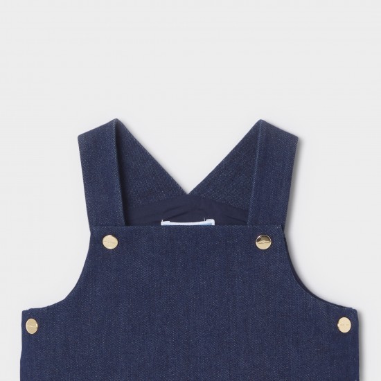 Baby girl denim jumper dress