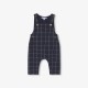 Baby boy checked  overalls