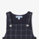 Baby boy checked  overalls