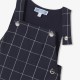 Baby boy checked  overalls
