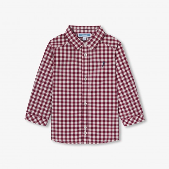 Baby boy gingham shirt