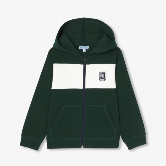 Boy zip-up sweatshirt