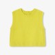 Baby girl sleeveless  jumper in wool and cashmere