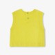 Baby girl sleeveless  jumper in wool and cashmere